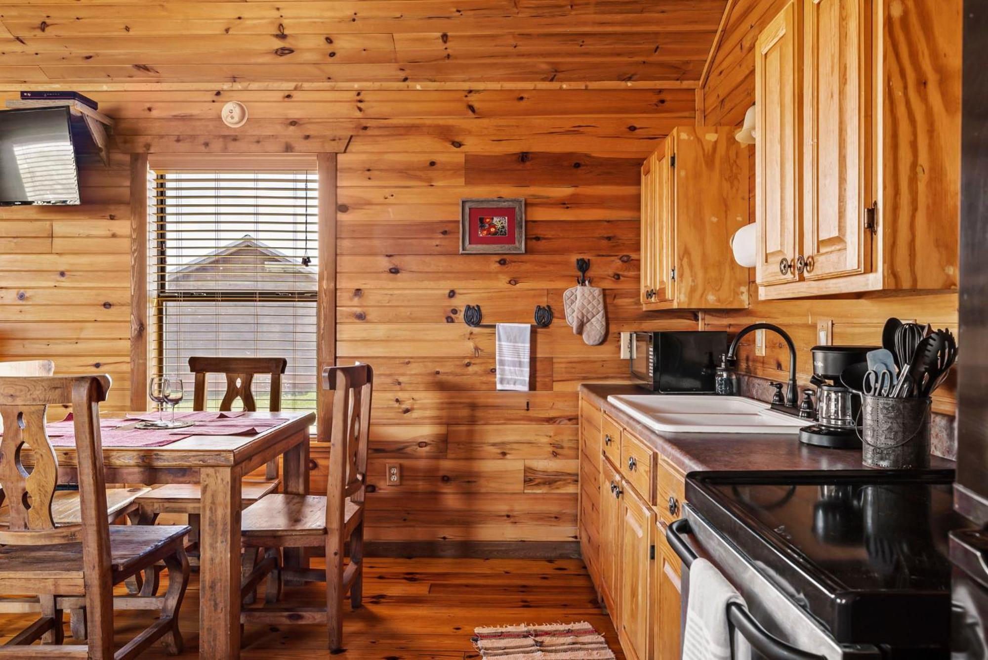 Enchanted Rockview Cabins Crabapple Chambre photo